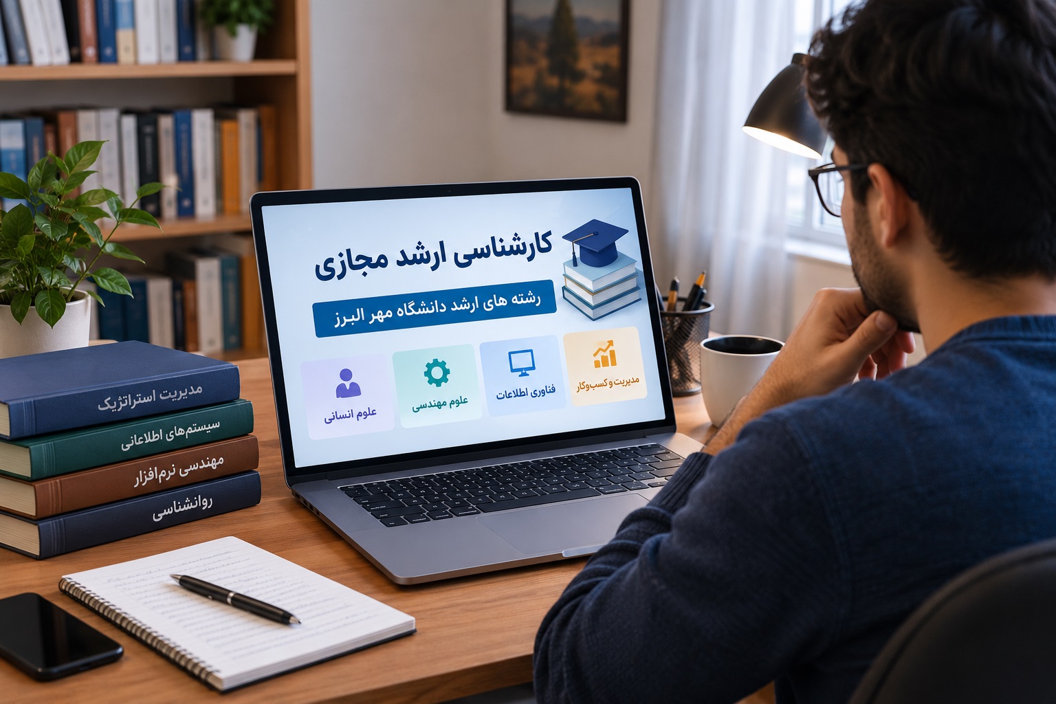 کارشناسی ارشد مجازی در مهر البرز