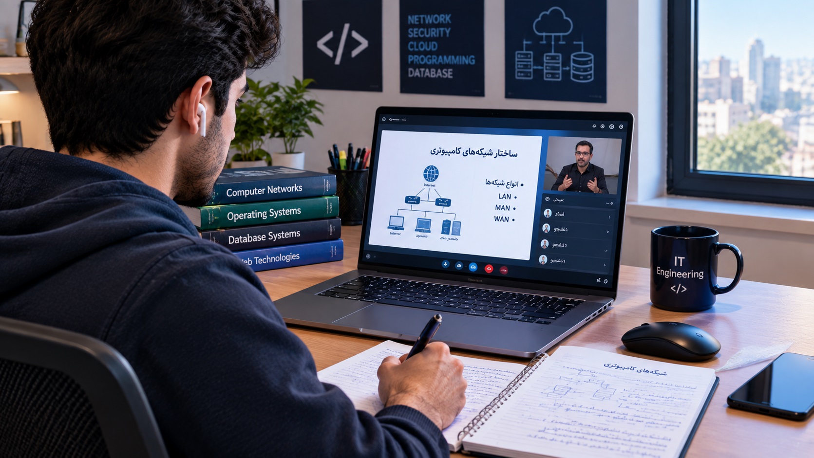 ارشد مهندسی فناوری اطلاعات و تحصیل مجازی